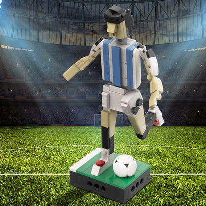 argentina soccer team player building set | moc-130032 - 1