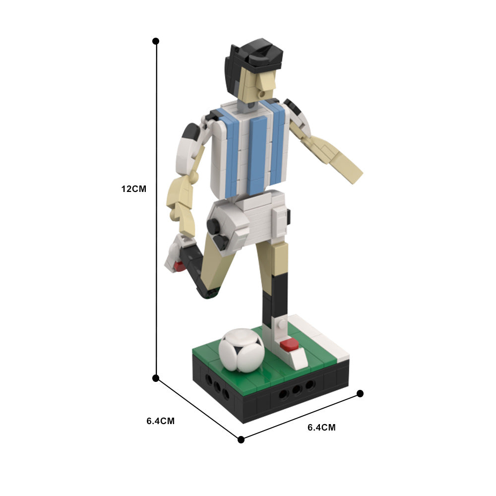 argentina soccer team player building set | moc-130032 - 4