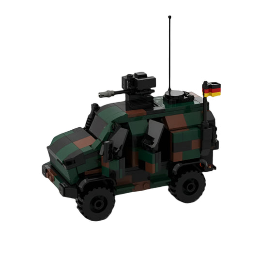 atf dingo 2 building set | german military vehicle | moc-76433 - 1