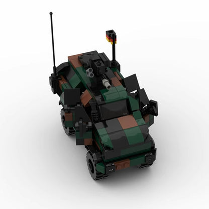atf dingo 2 building set | german military vehicle | moc-76433 - 2