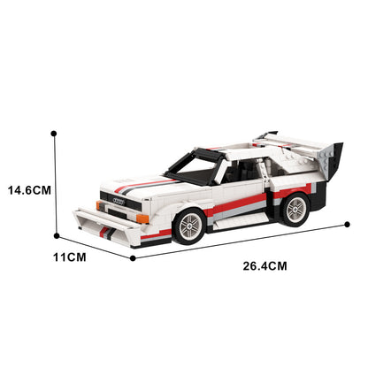audi sport quattro e2 pikes peak / hillclimb building set | moc-61951 - 4
