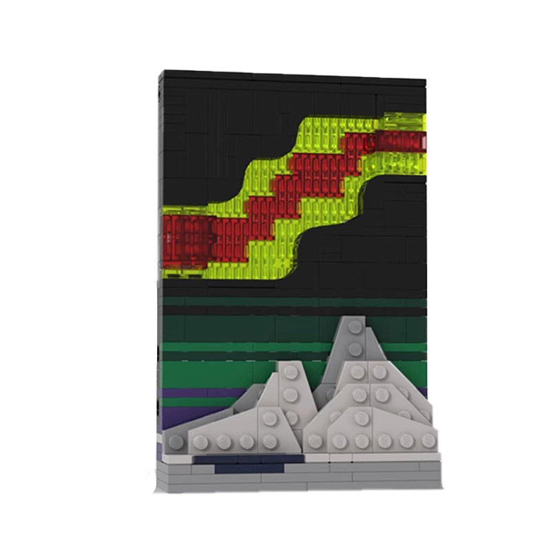 aurora borealis building set | moc-172773 - 3