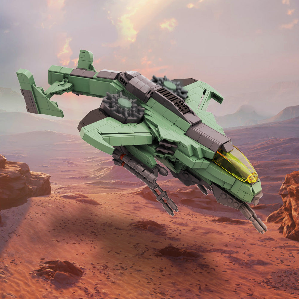 av-22 sparrowhawk building set | halo | lego compatible - 6