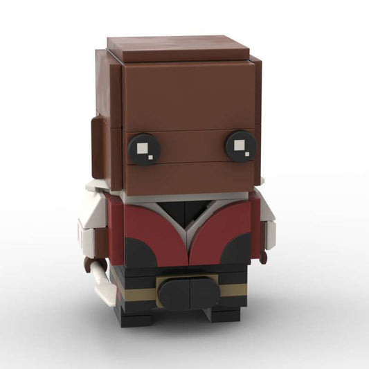 ayo brickheadz building set | the falcon and the winter soldier - 2