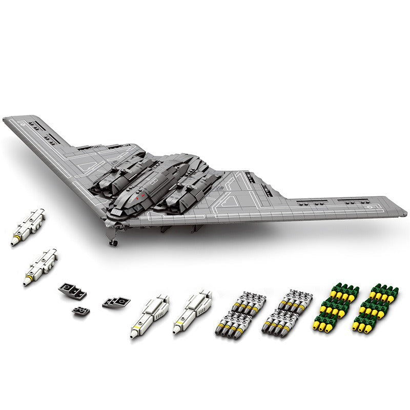 b-2 stealth and strategic bomber building block set - reobrix 33038 - 5