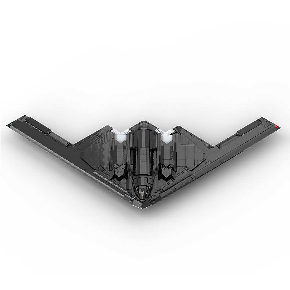 b-21 stealth bomber building set | lego compatible - 3