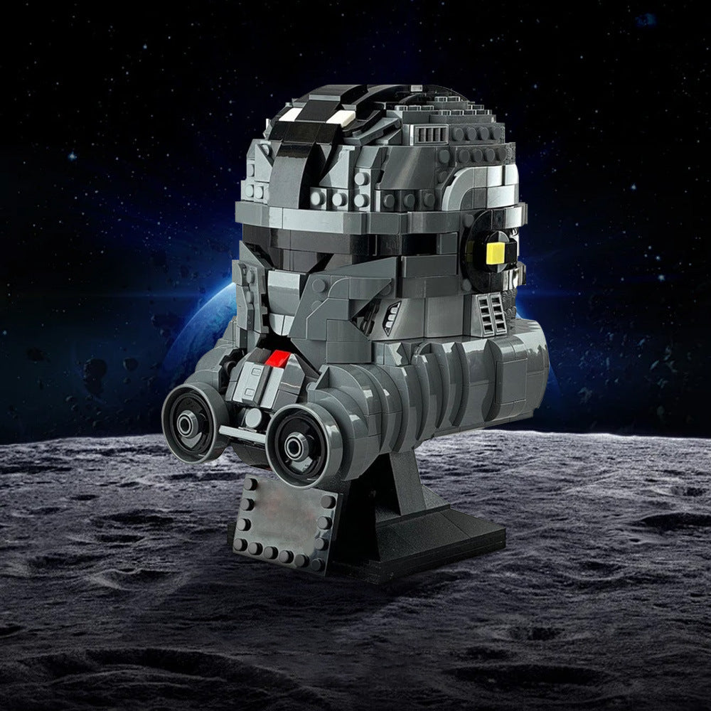 bad batch helmet echo building set | star wars | moc-144442 - 1