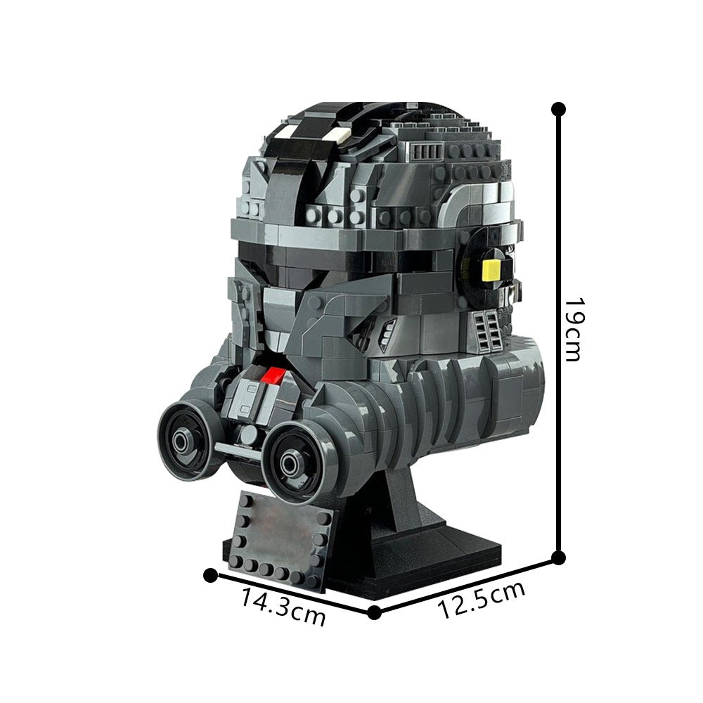 bad batch helmet echo building set | star wars | moc-144442 - 4
