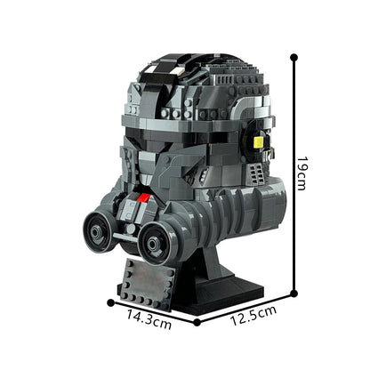 bad batch helmet echo building set | star wars | moc-144442 - 4