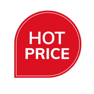 badge hot price red