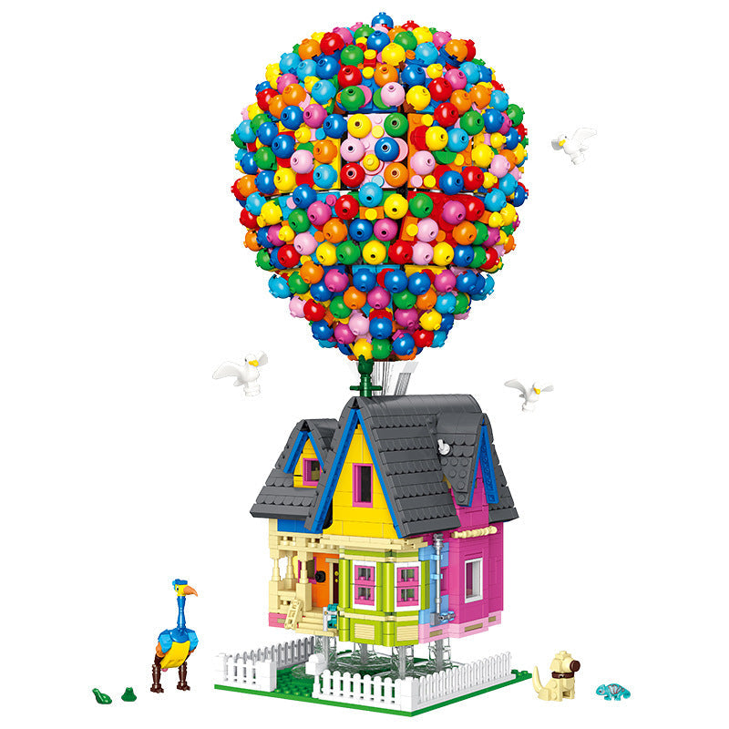 balloon house from movie up - 2626 pcs | jie star 9047 - 4