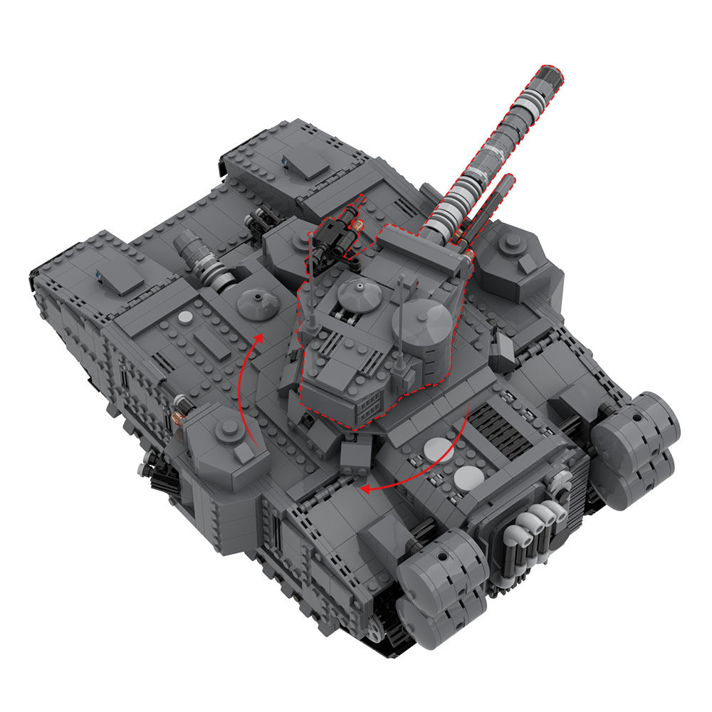 baneblade battletank building set | warhammer 40k | moc-217427 - 7