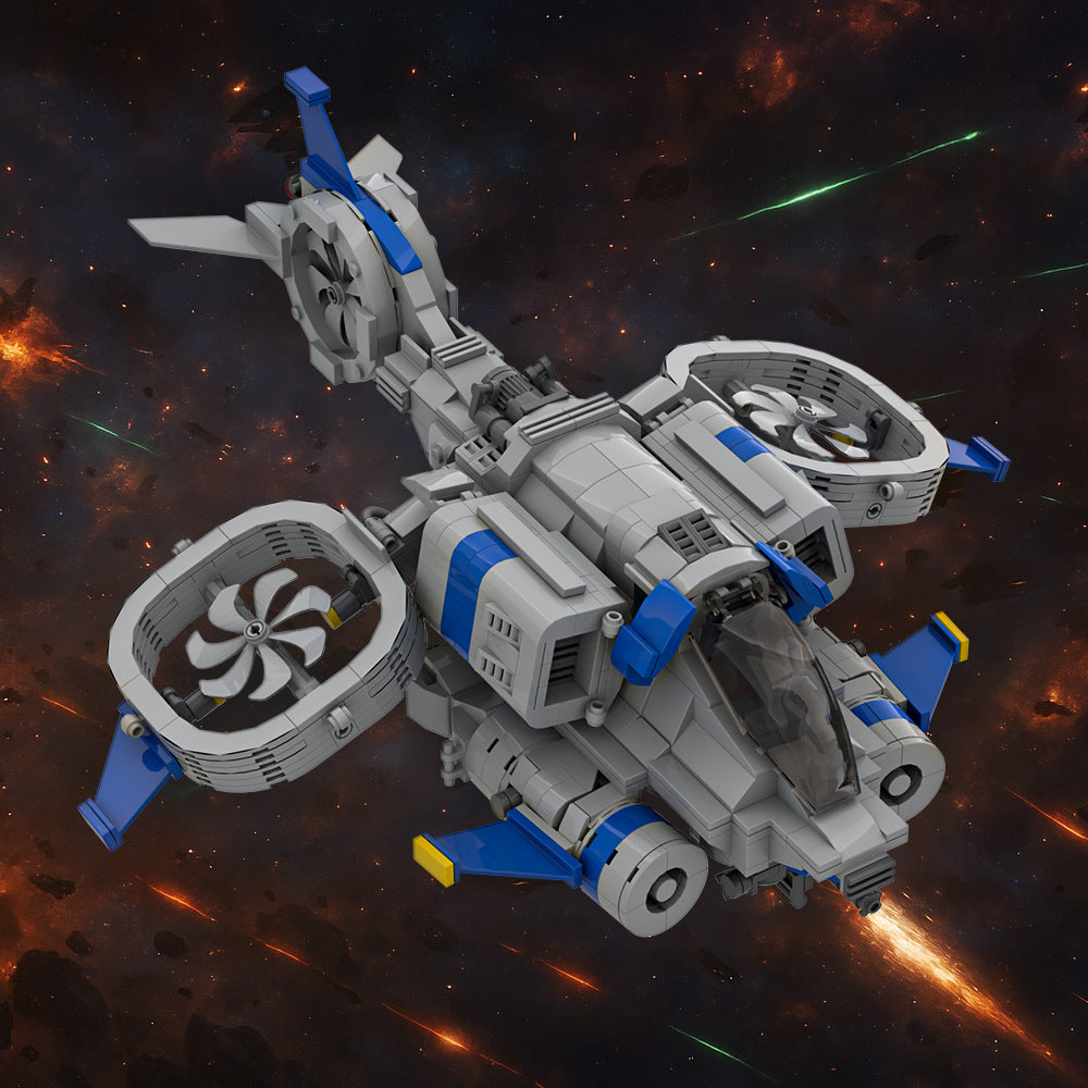 banshee building set | starcraft | lego compatible - 1