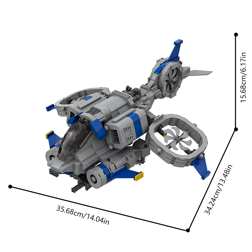 banshee building set | starcraft | lego compatible - 1