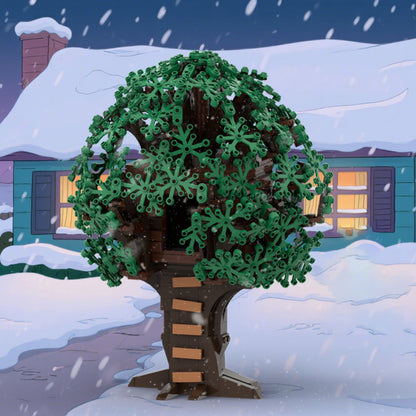 bart's treehouse building set | the simpsons | moc-220588 - 3