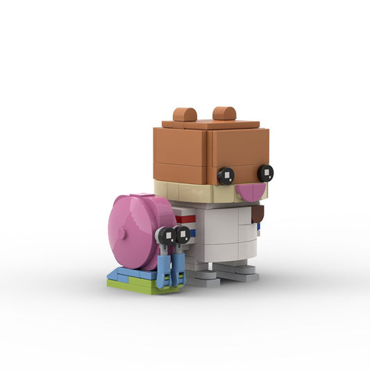 bart simpson moc brickheadz building set | lego-compatible building toy - 2