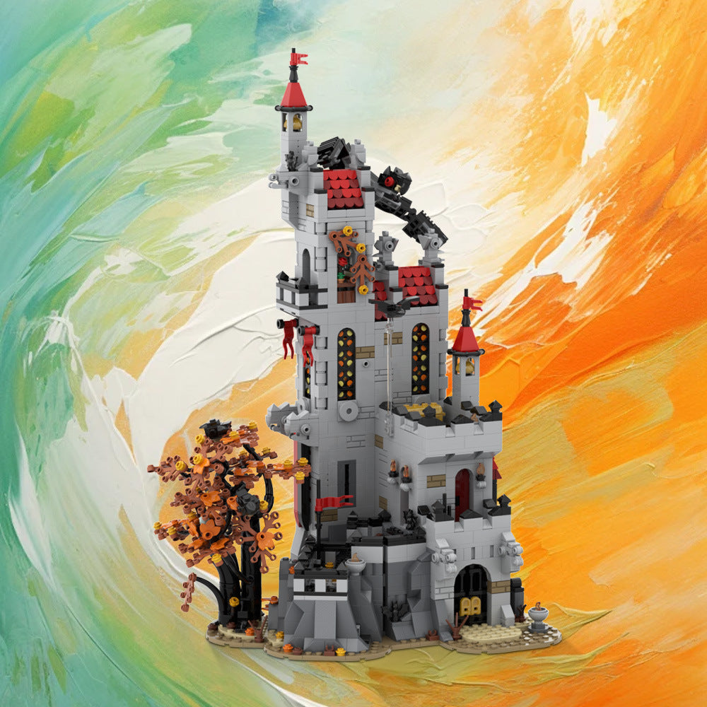 basil's manor building set | fright knights | moc-191306 - 1