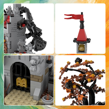 basil's manor building set | fright knights | moc-191306 - 6
