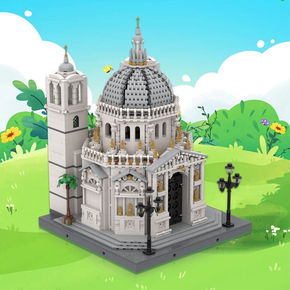 basilica di santa maria della salute building set | lego compatible - 1