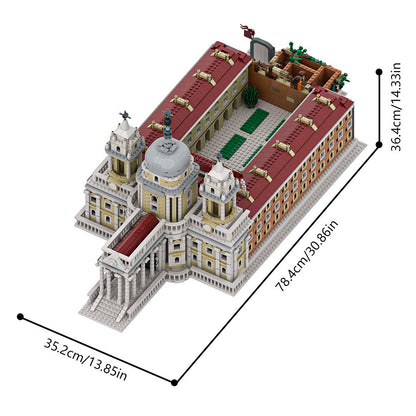 basilica of superga catholic church building set | lego compatible - 4