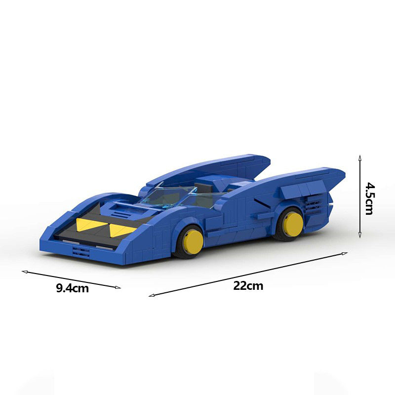 batmobile superfriends v2 building set | moc-89442 - 6