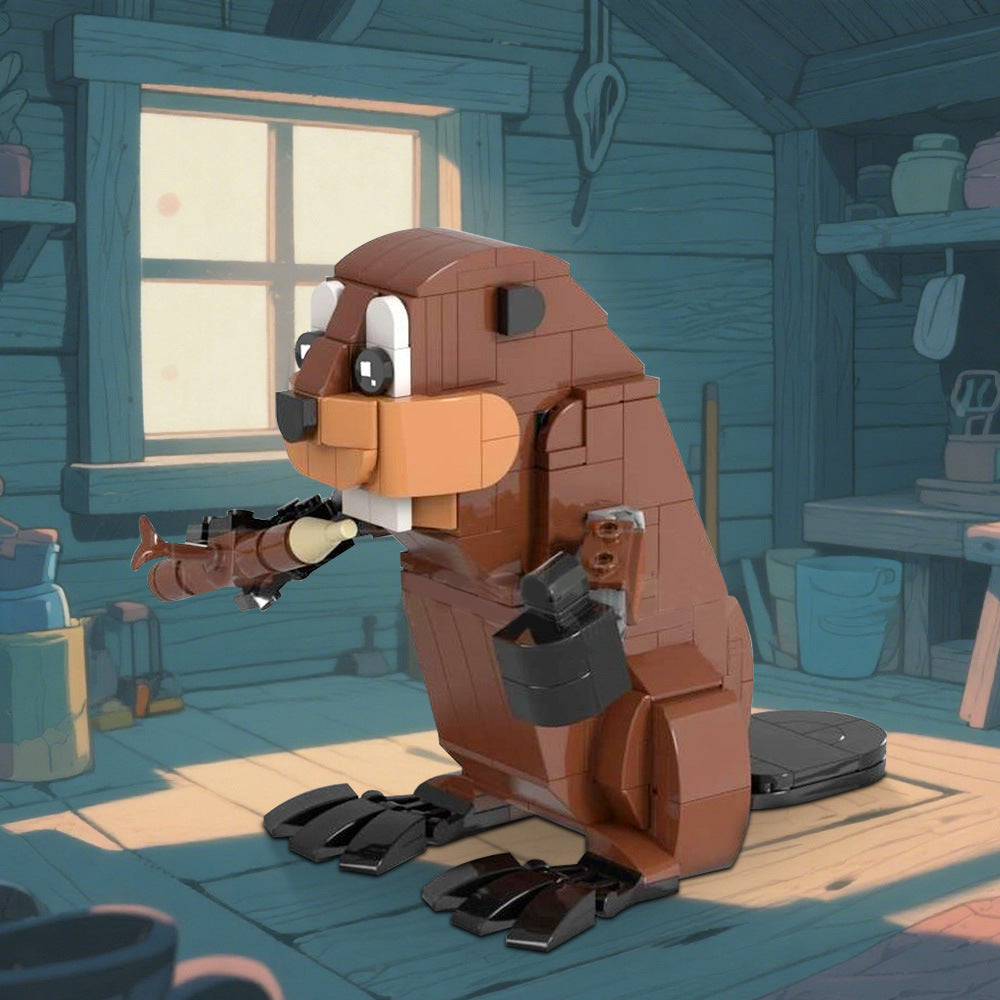 beaver building set | moc-221530 - 3