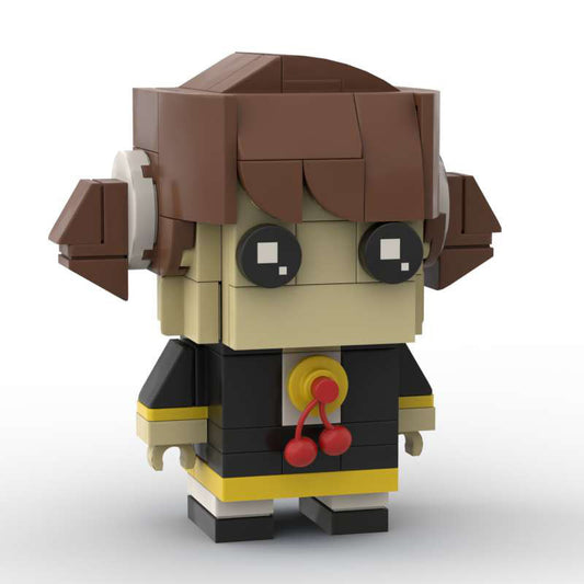 becky blackbell brickheadz moc building set | spy x family | lego compatible - 2