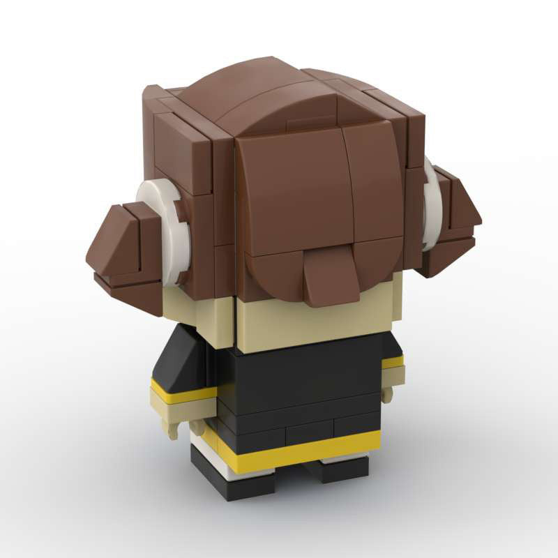 becky blackbell brickheadz moc building set | spy x family | lego compatible - 3