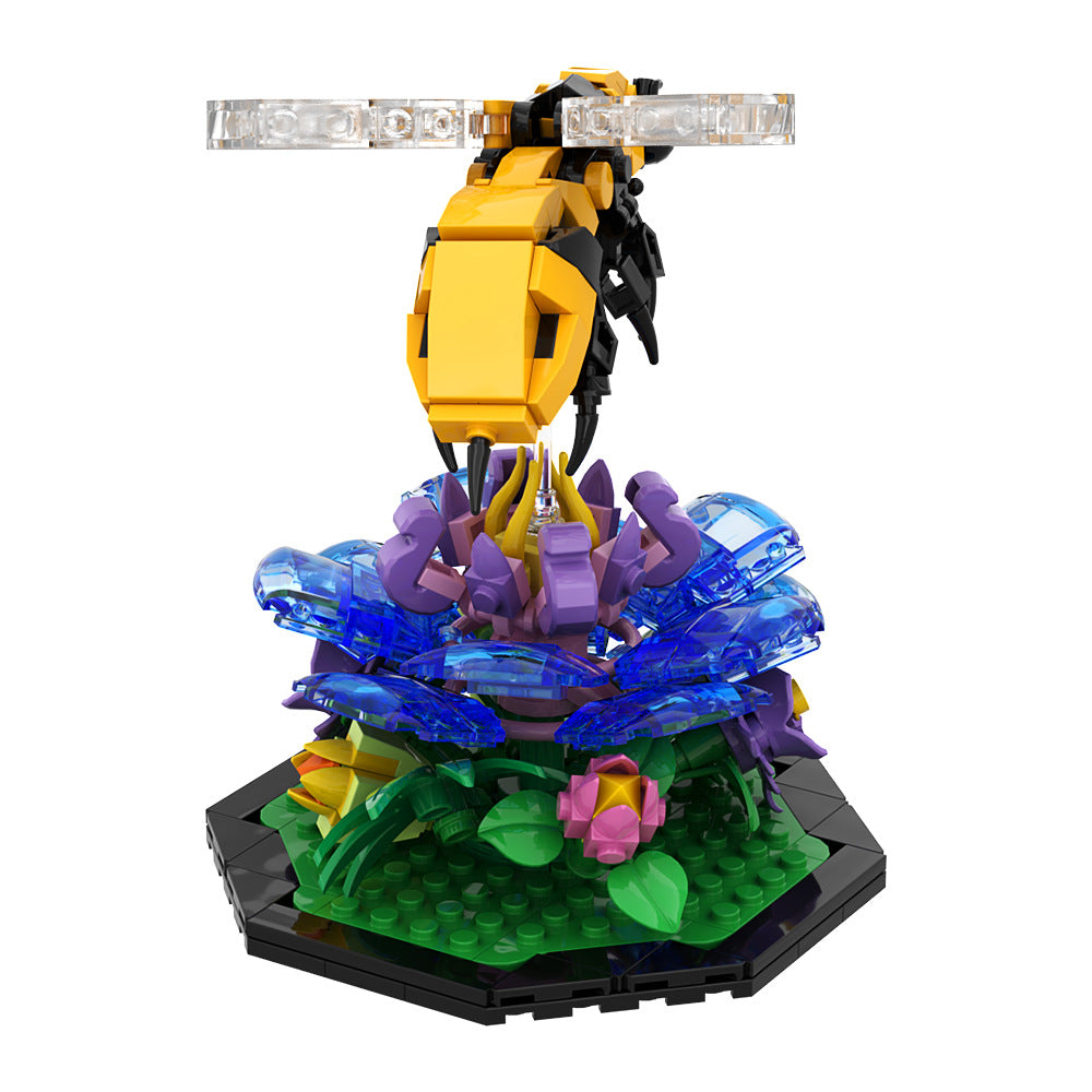 bee building set | lego compatible - 4