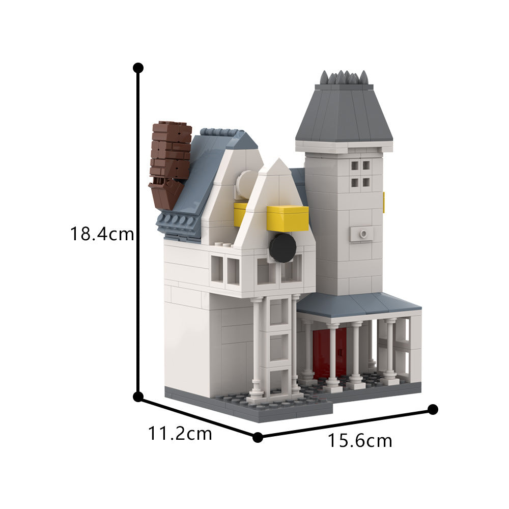 beetlejuice house building set | lego compatible - 4