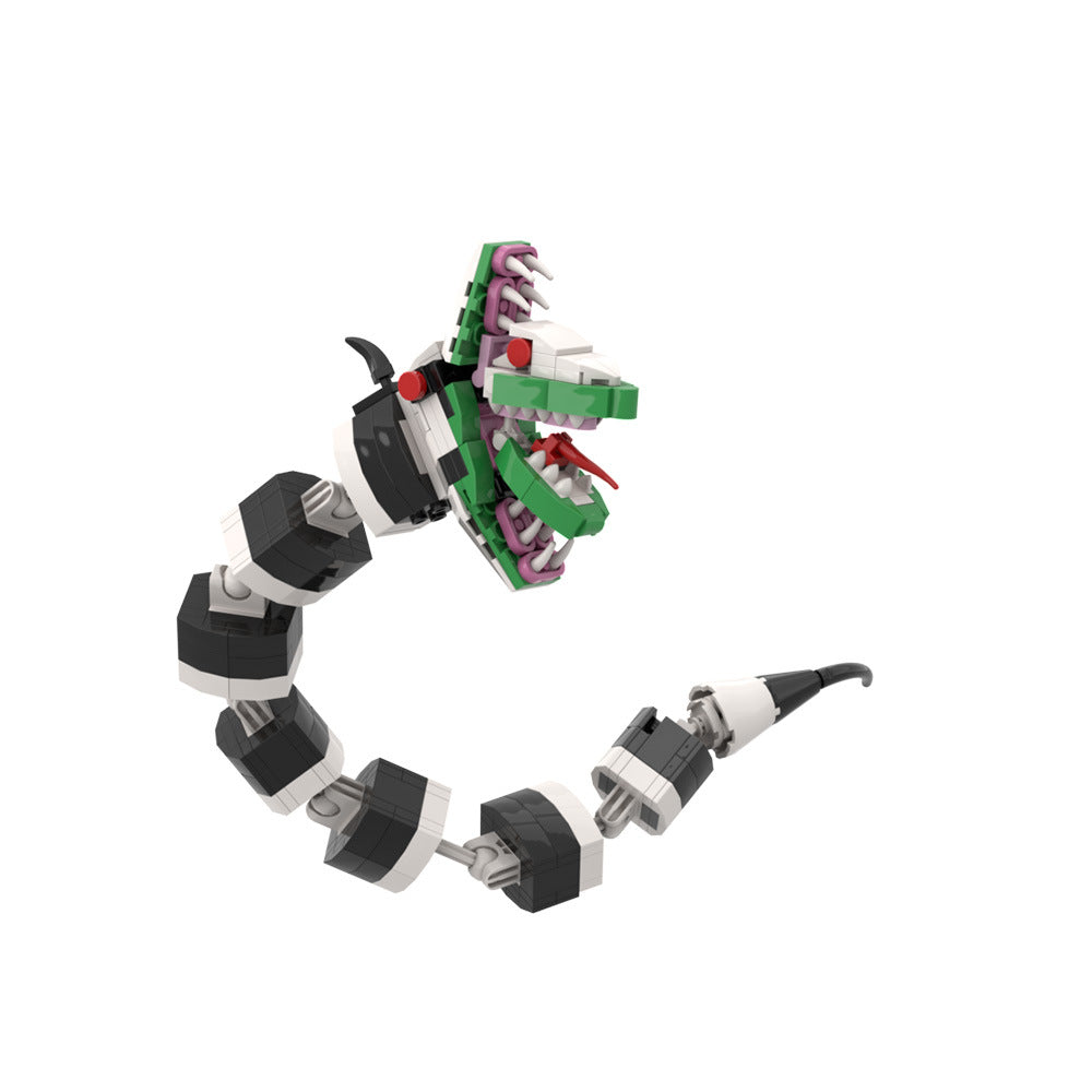 beetlejuice snake form brick set | lego-compatible - 2