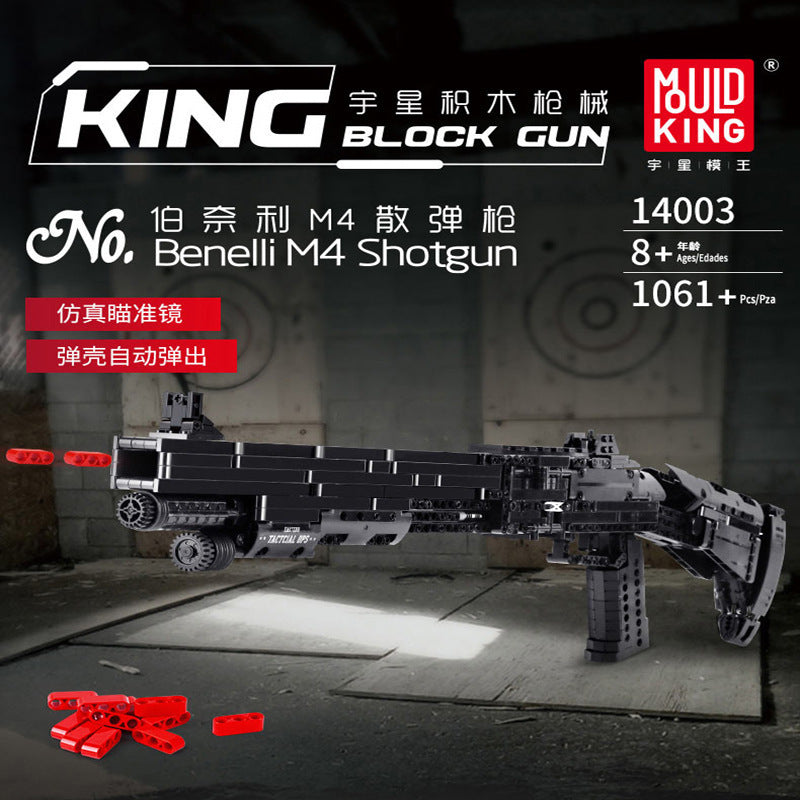 benelli m4 shotgun building set - 1061 pcs | mouldking 14003 - 1