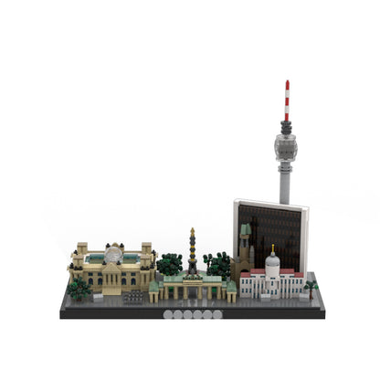 berlin skyline building set | moc-197505 - 4