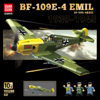 bf-109e-4 emil fighter - quan guan 100288 - 1