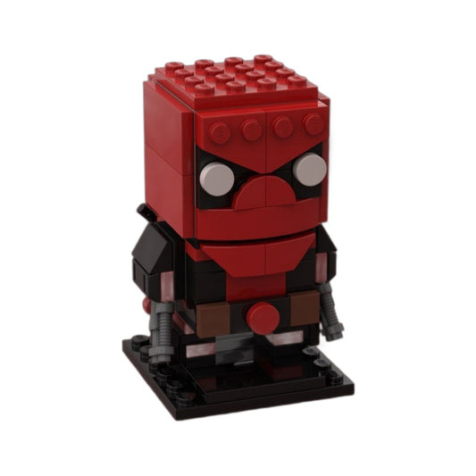 bhz002 deadpool brickheadz building set | moc-56652 - 1