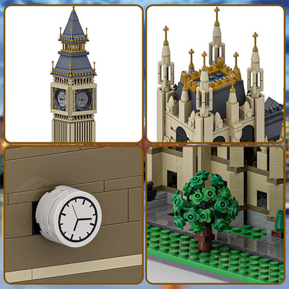 big ben building set | lego compatible - 6
