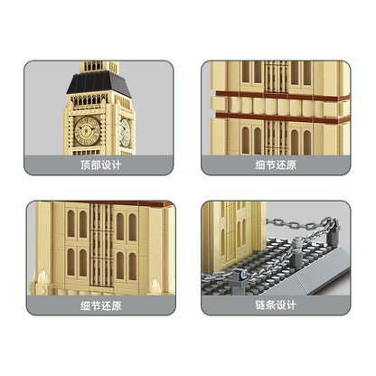 big ben, london, england - building blocks set - wange 5216 - 2