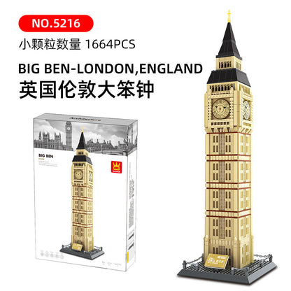 big ben, london, england - building blocks set - wange 5216 - 2