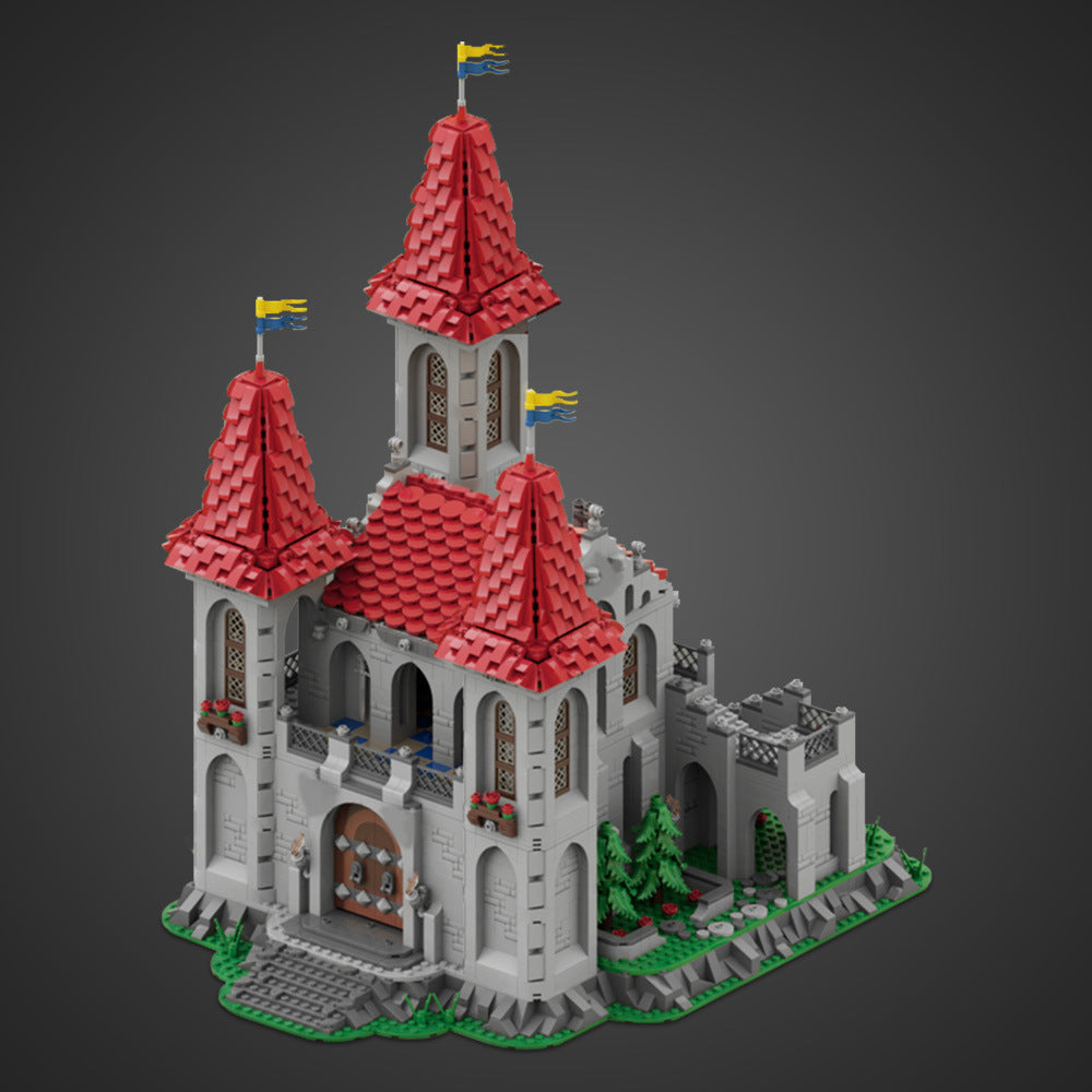 black knights rose castle building set | moc-218664 - 1
