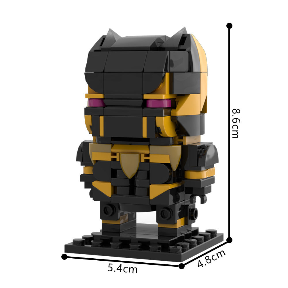 black panther brickheadz building set | moc-208410 - 3