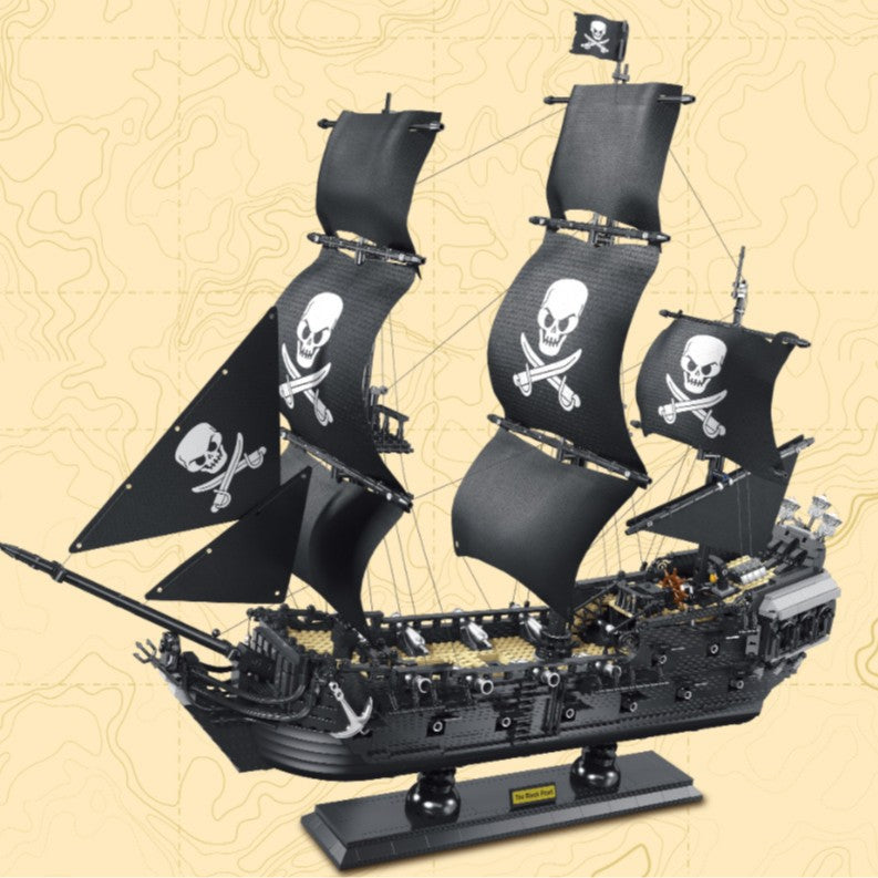 black pearl ship from pirates of the caribbean | dk 6001 - 2