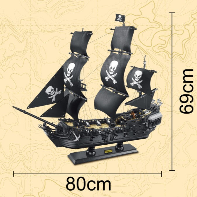 black pearl ship from pirates of the caribbean | dk 6001 - 3