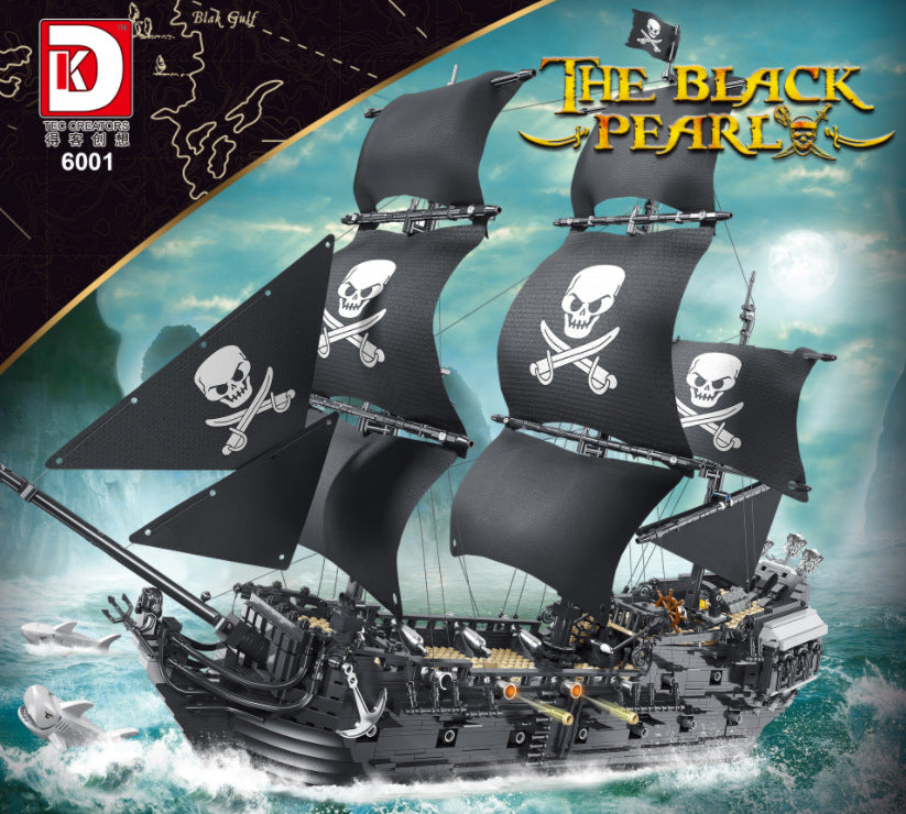 black pearl ship from pirates of the caribbean | dk 6001 - 6