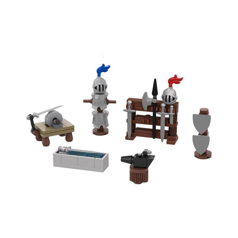 blacksmith accessories moc building set | moc-117559 - 2