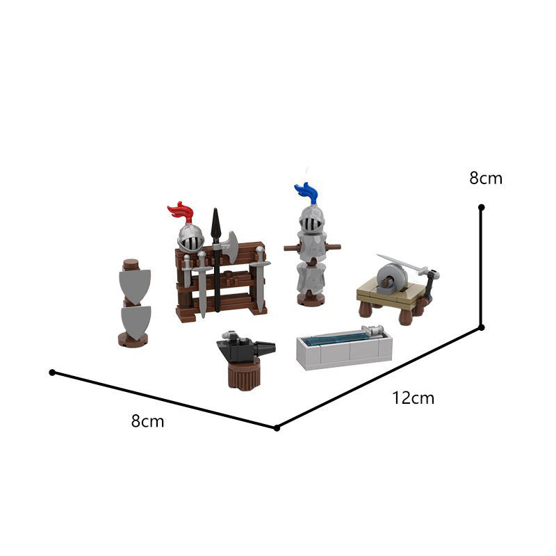 blacksmith accessories moc building set | moc-117559 - 3