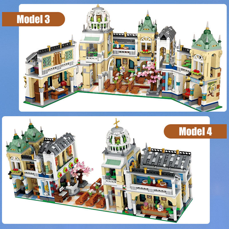 Blocks Wedding Chapel Assembled Puzzle Toys 3308 pcs