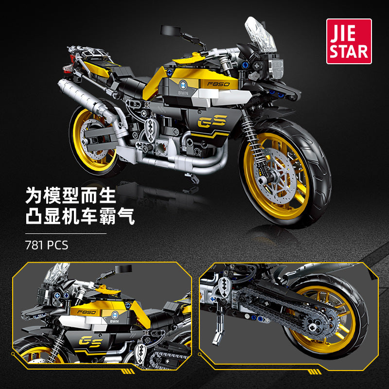 bmw f850gs motorcycle building set | jiestar 91025 - 2