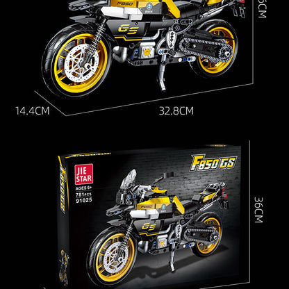 bmw f850gs motorcycle building set | jiestar 91025 - 5