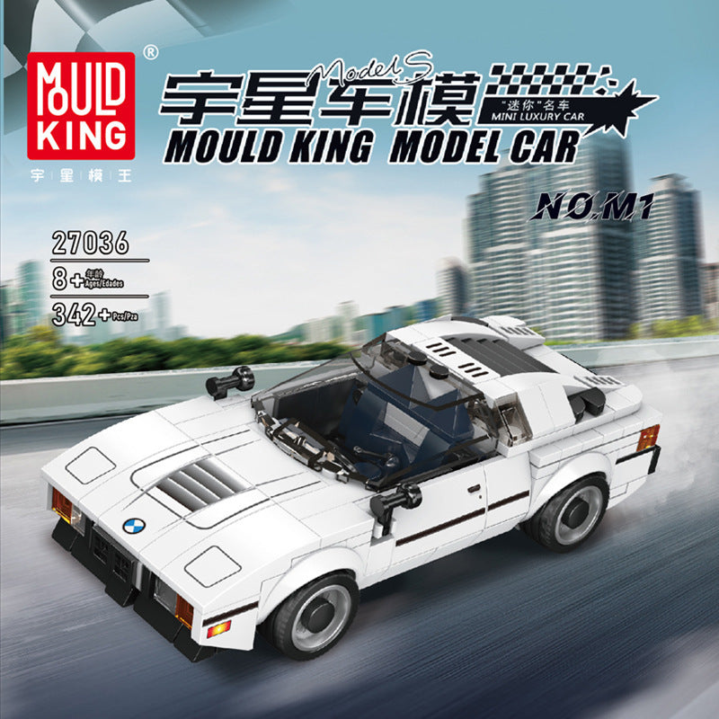 bmw m1 compatible with lego - 342 pcs | mouldking 27036 - 1