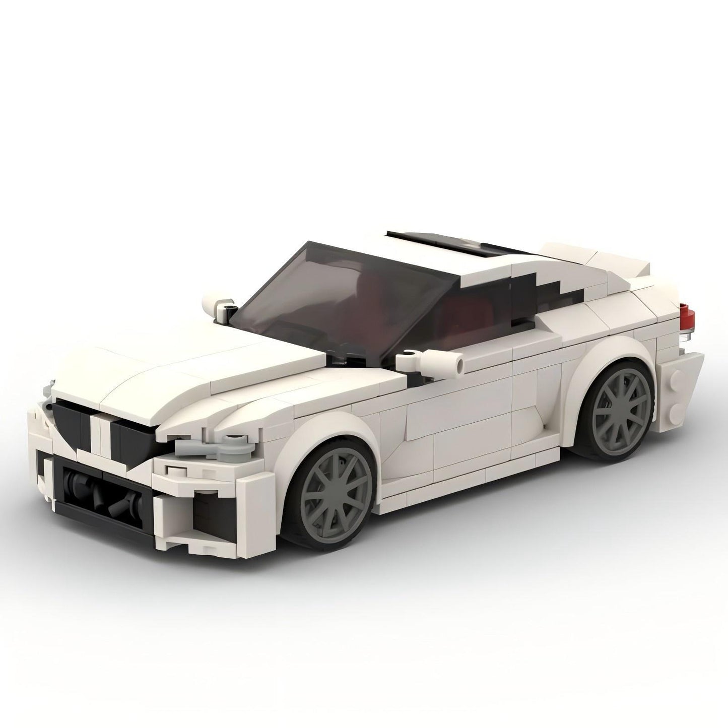 bmw m2 g87 red building set | lego compatible - 1